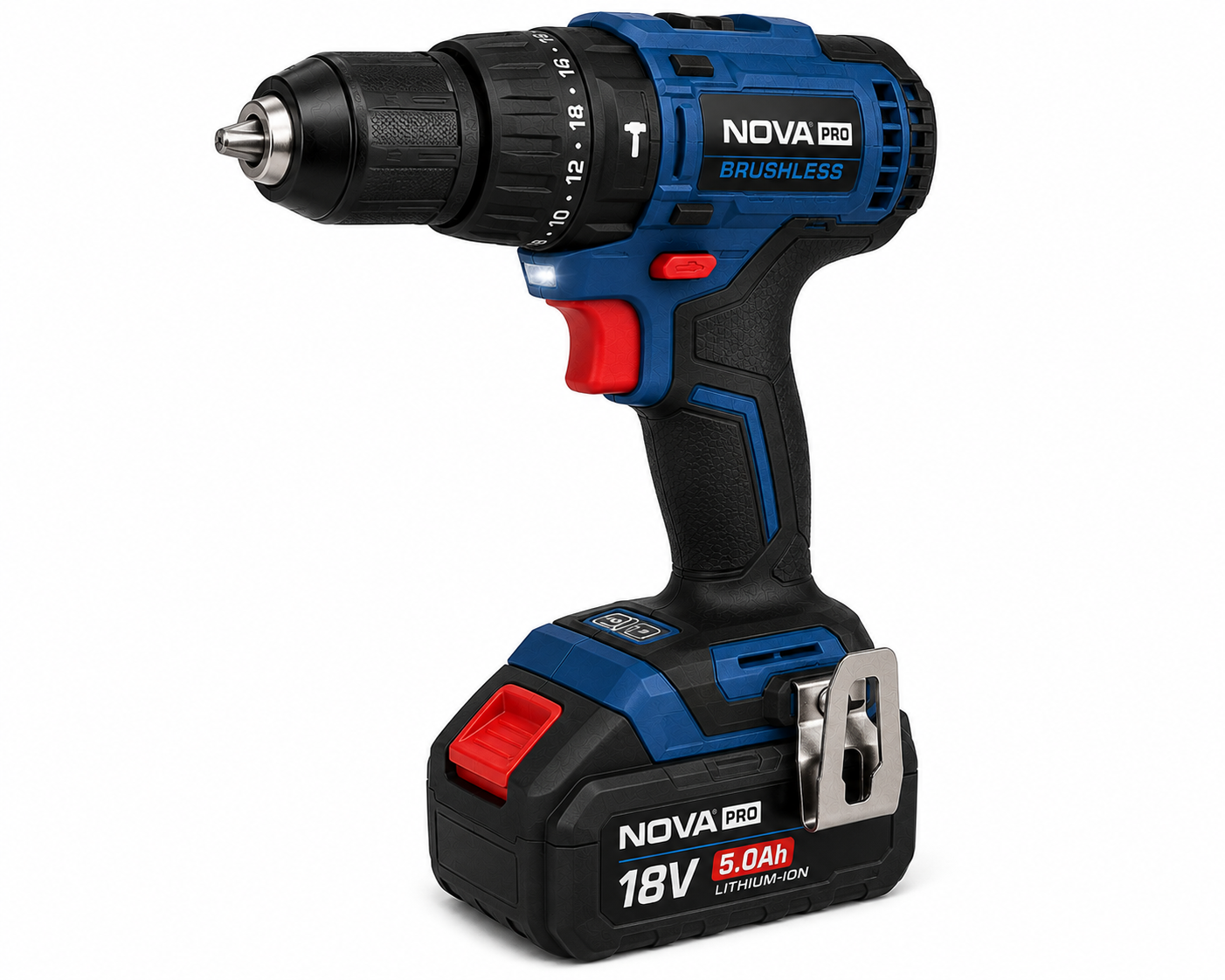 Nova Pro 18V 5Ah Akülü Darbeli Matkap